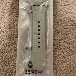 Grey’s Anatomy Apple Watch Band 38/40 like new.